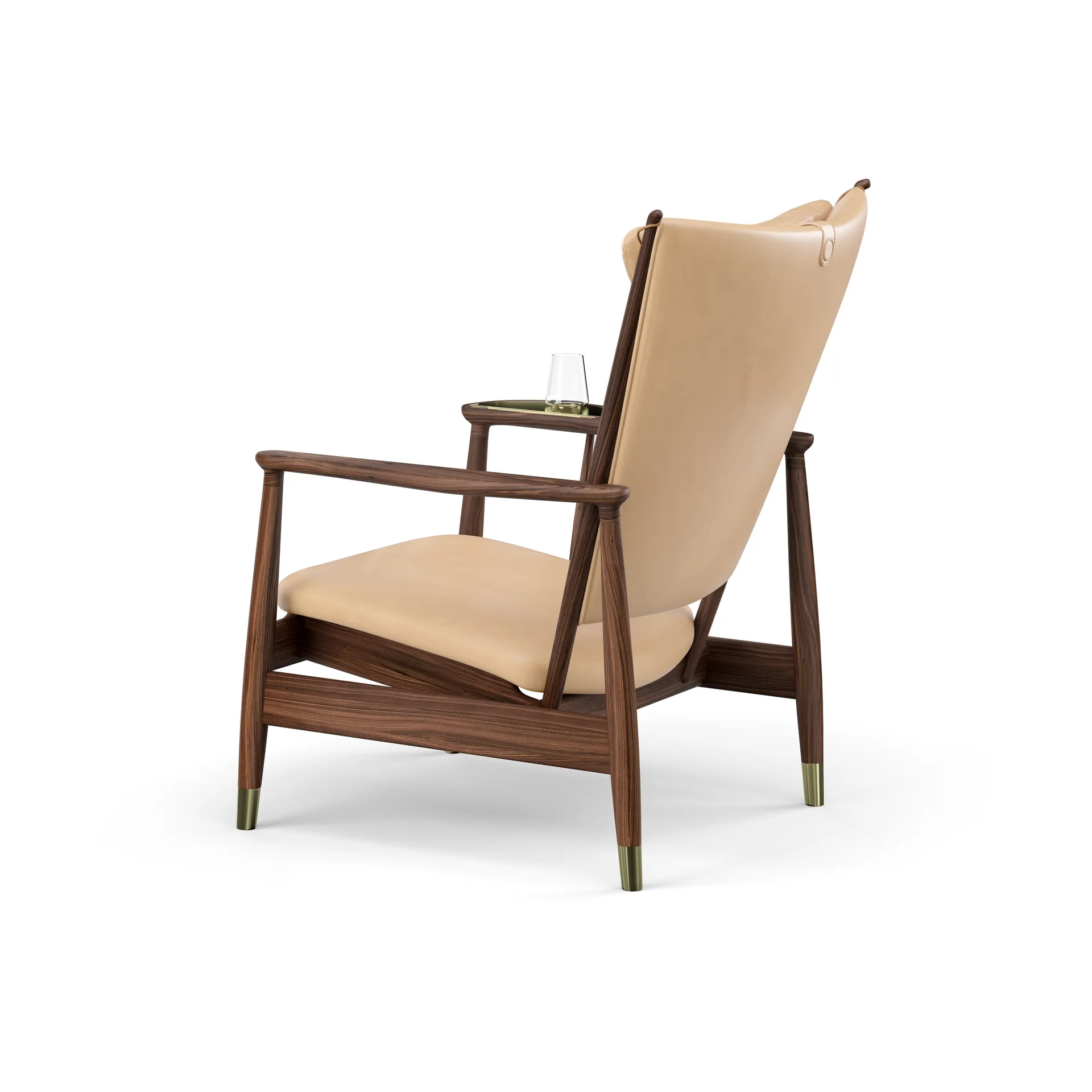 Whisky Chair fåtölj, Valnöt-vegetal uncolored House of Finn Juhl