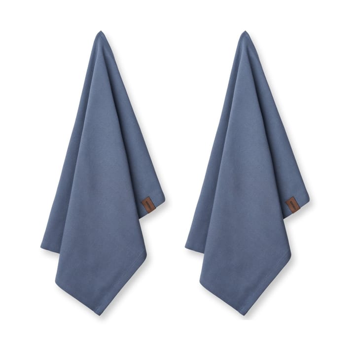 Humdakin ekologisk kökshandduk 45x70 cm 2-pack, Blue stone Humdakin