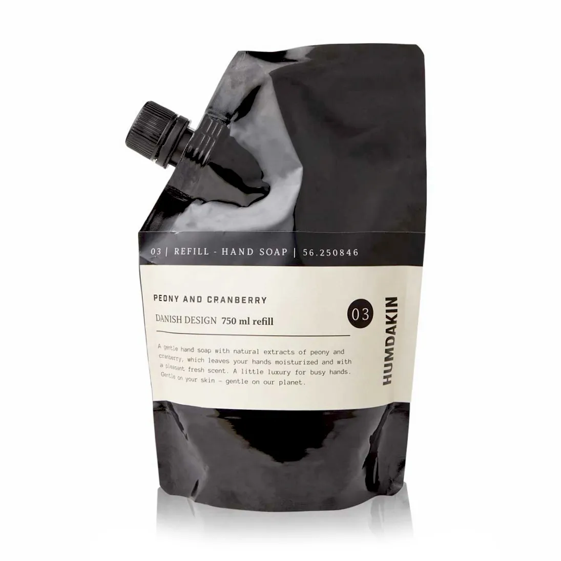 Humdakin handtvål refill 750 ml, Peony & cranberry Humdakin