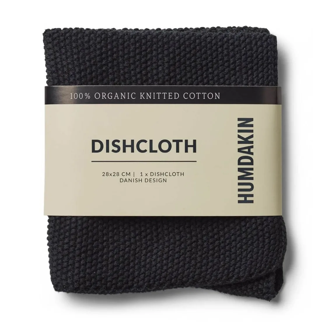 Humdakin Knitted disktrasa 28x28 cm, Coal  Humdakin