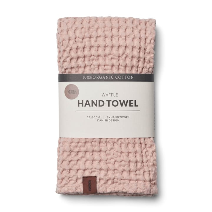 Humdakin Waffle handduk 55x80 cm - Blush - Humdakin