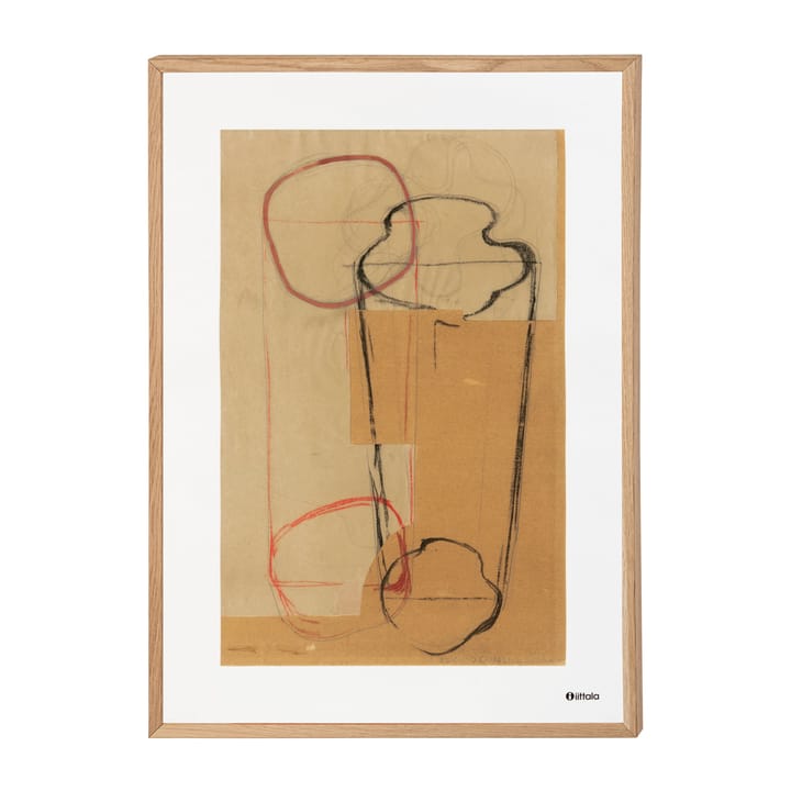 Aalto art Sketch brown poster - 50x70 cm - Iittala