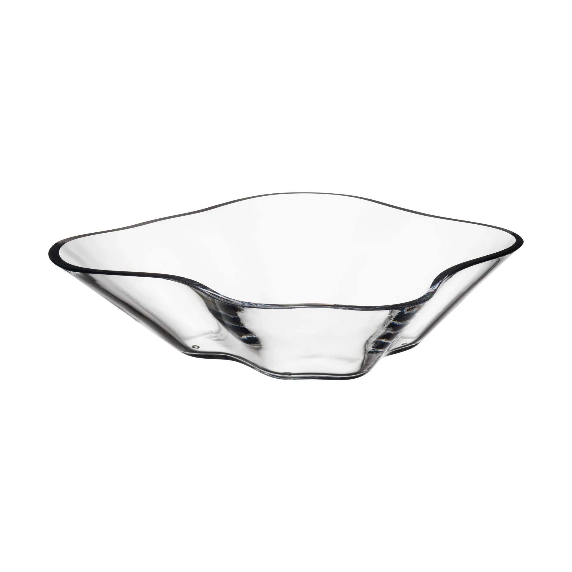 Aalto blomma skål 279x75 mm, Klar Iittala