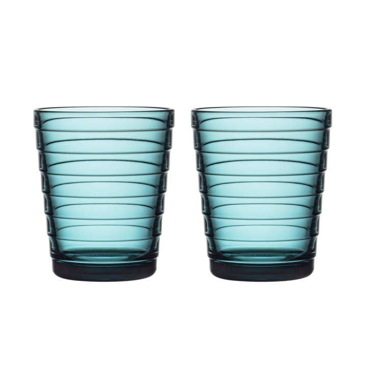 Aino Aalto dricksglas 22 cl 2-pack - havsblå - Iittala