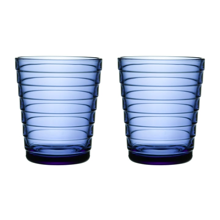 Aino Aalto dricksglas 22 cl 2-pack - Ultramarinblå - Iittala