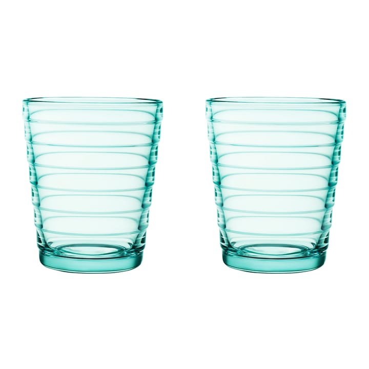 Aino Aalto dricksglas 22 cl 2-pack - vattengrön - Iittala