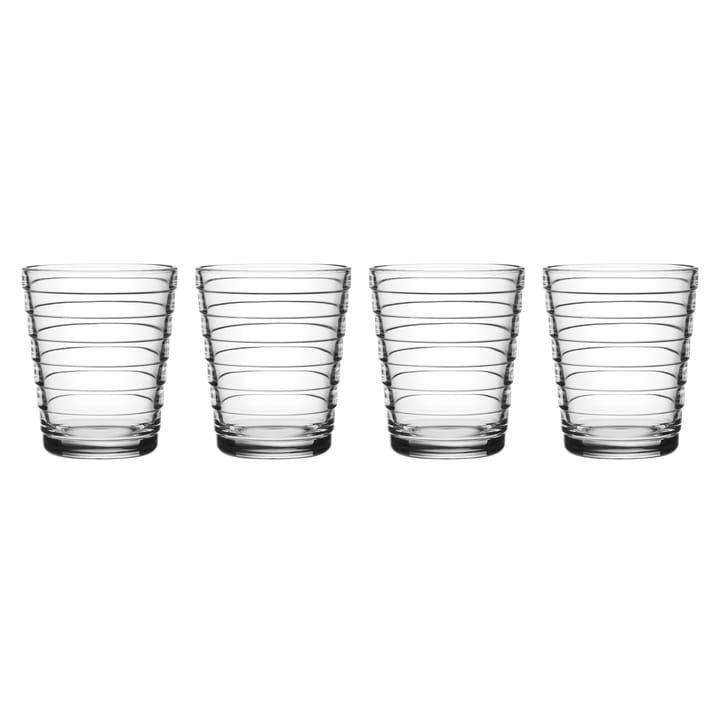 Aino Aalto dricksglas 4-pack 22 cl - Klar - Iittala