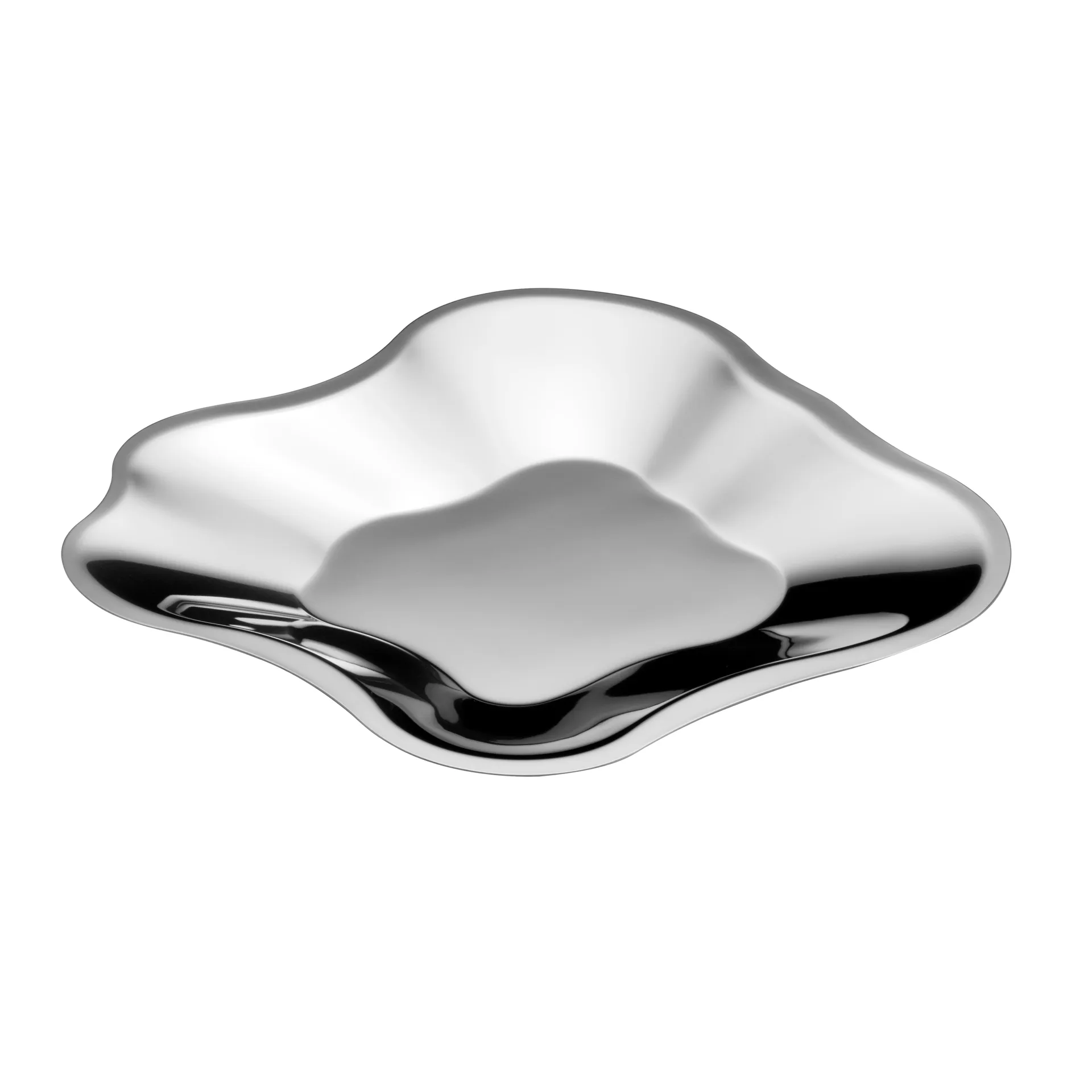 Alvar Aalto rostfritt fat, litet (358 mm) Iittala