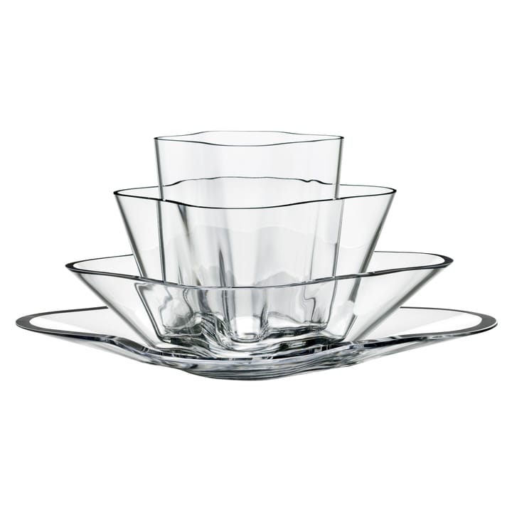 Alvar Aalto vas blomma 4 delar - Klar - Iittala