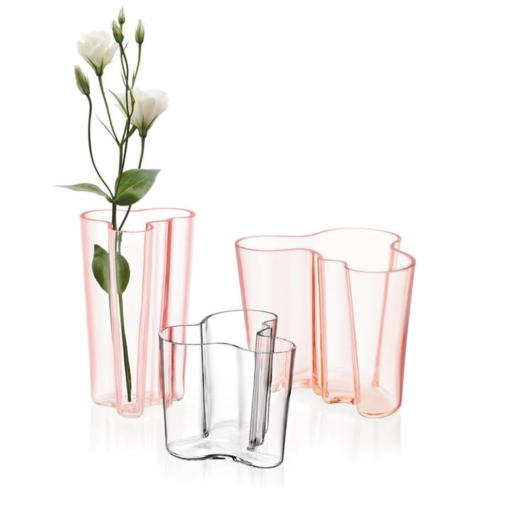 Alvar Aalto vas laxrosa, 160 mm Iittala