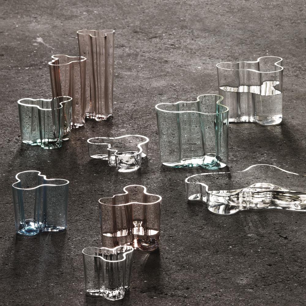 Alvar Aalto vas laxrosa, 160 mm Iittala