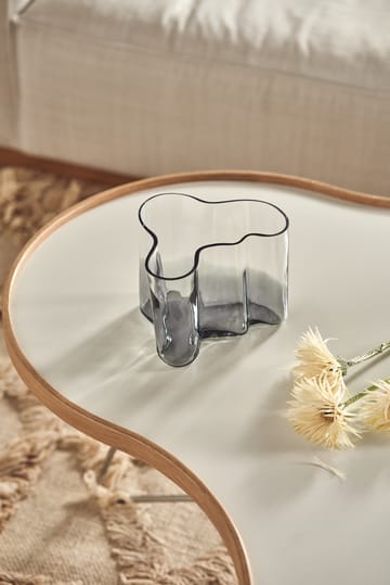 Alvar Aalto vas Limited Edition 140 mm - Klar-mörkgrå - Iittala