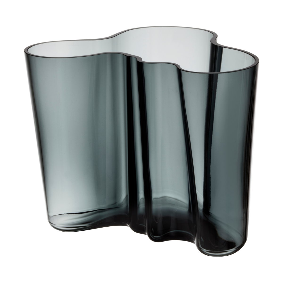 Iittala Alvar Aalto vas mörkgrå 160 mm | Skandinavisk Design | Vaser | Grå