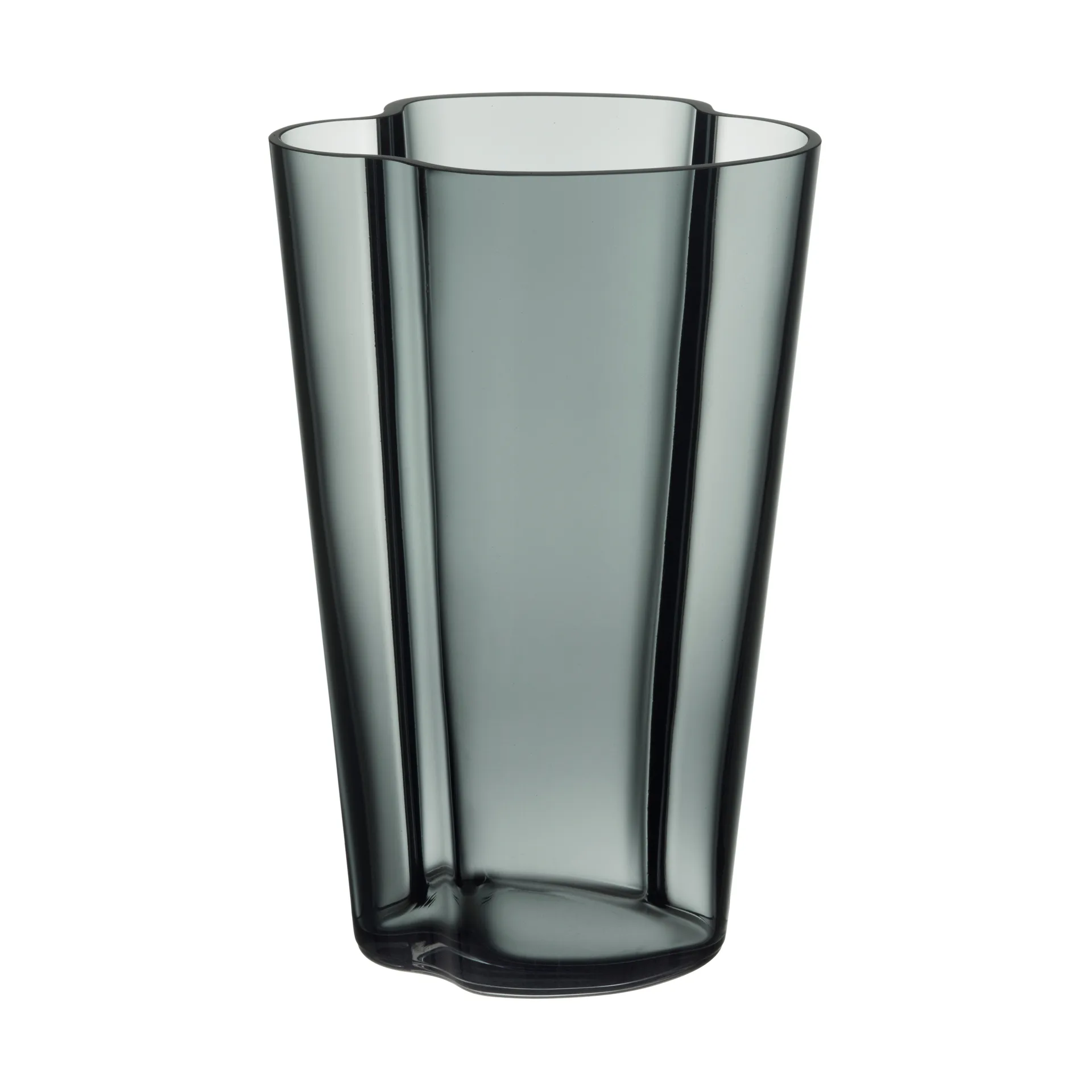 Alvar Aalto vas mörkgrå, 220 mm Iittala