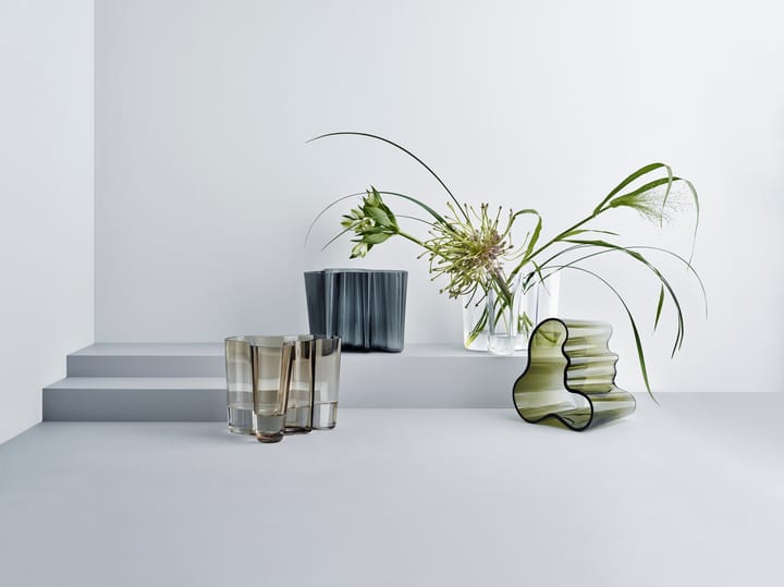 Alvar Aalto vas mossgrön, 160 mm Iittala