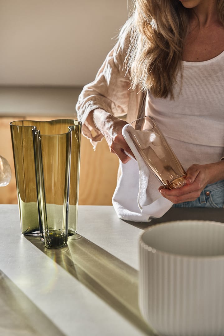 Alvar Aalto vas mossgrön, 251 mm Iittala