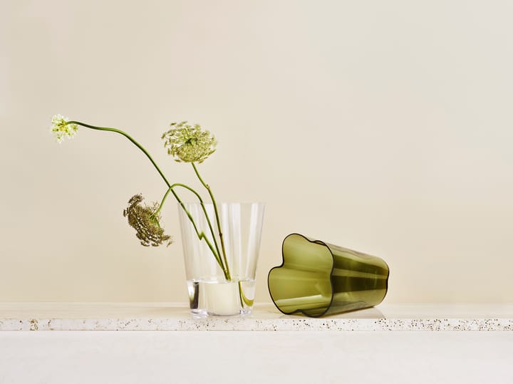 Alvar Aalto vas mossgrön, 270 mm Iittala