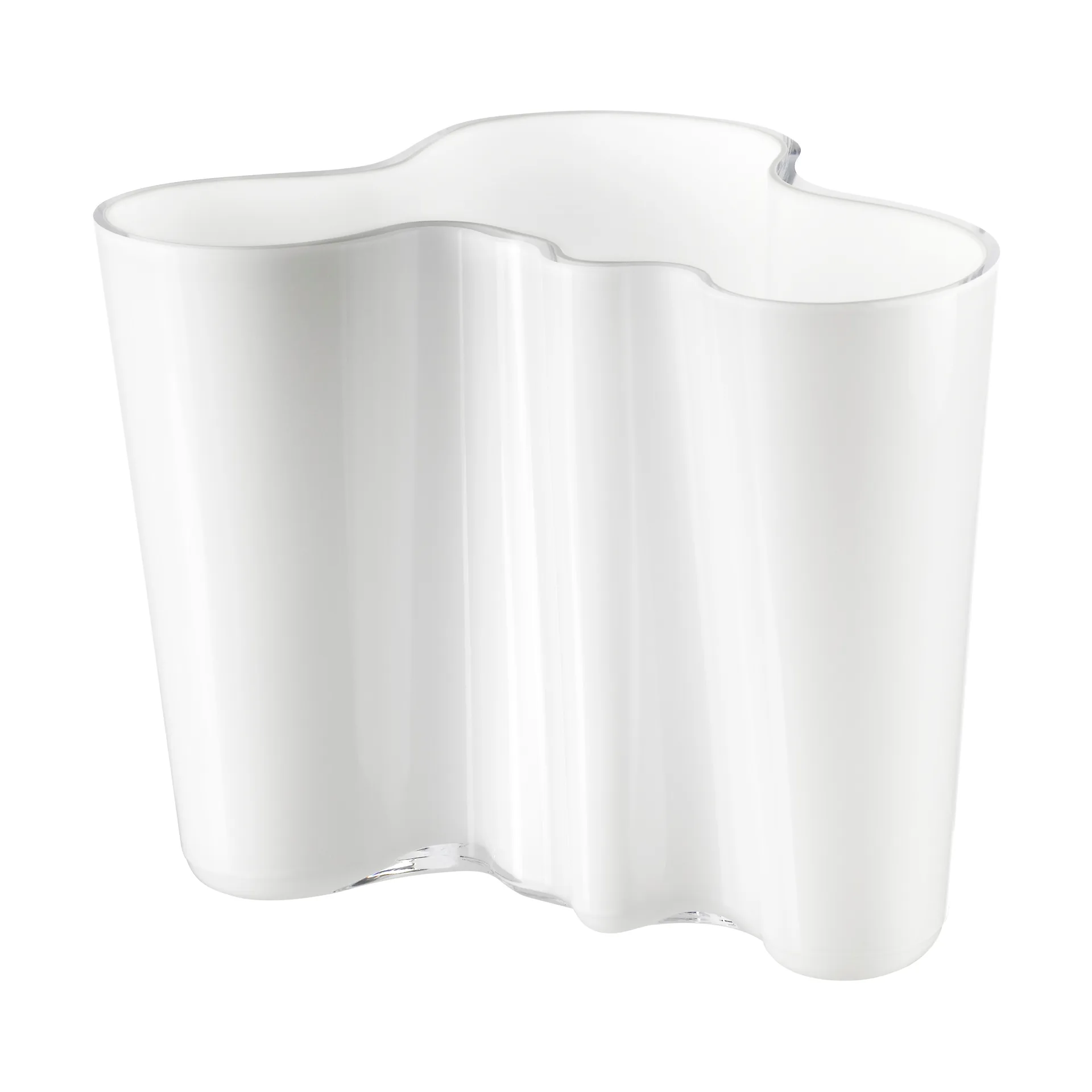Alvar Aalto vas opal (vit), 160 mm Iittala