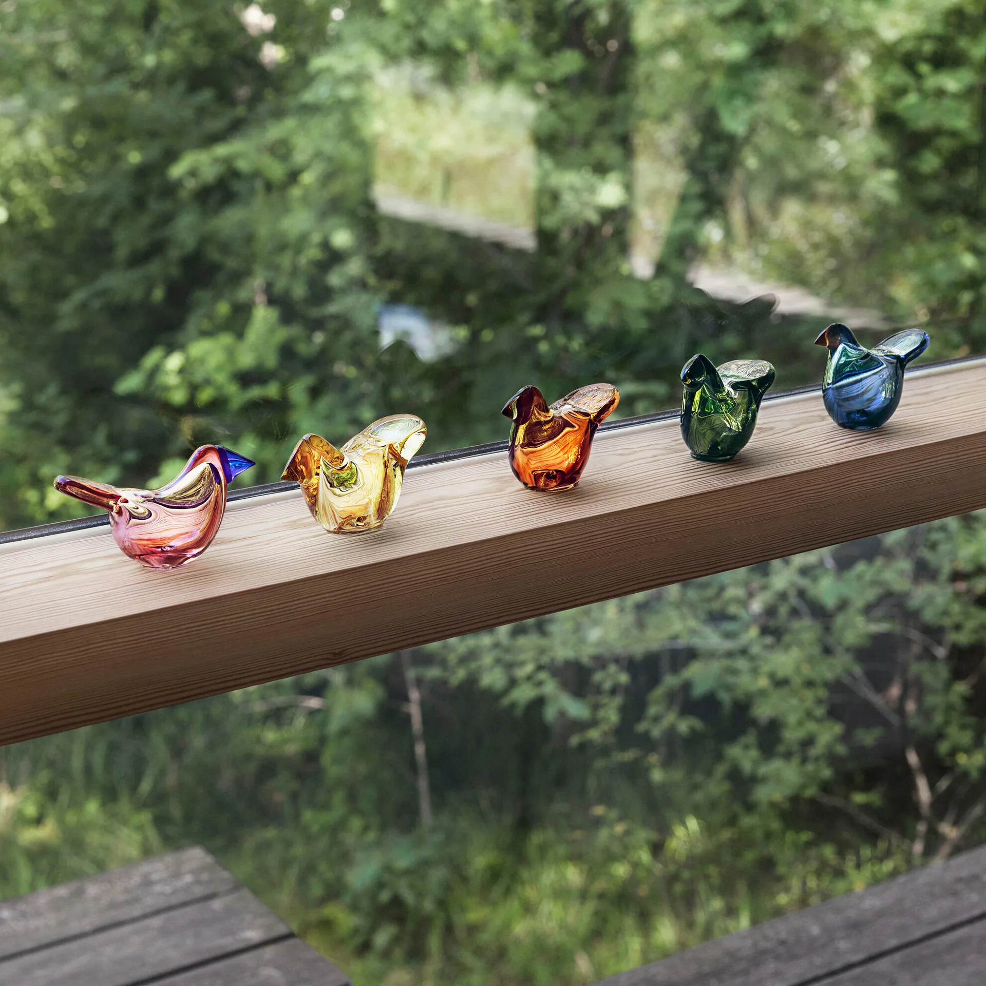 Birds by Toikka flugsnappare, Citron-koppar Iittala