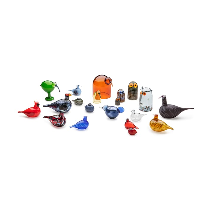 Birds by Toikka, liten röd tärna Iittala