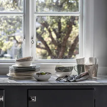 Essence & Dots startset middag 32 delar - Cremevit - Iittala