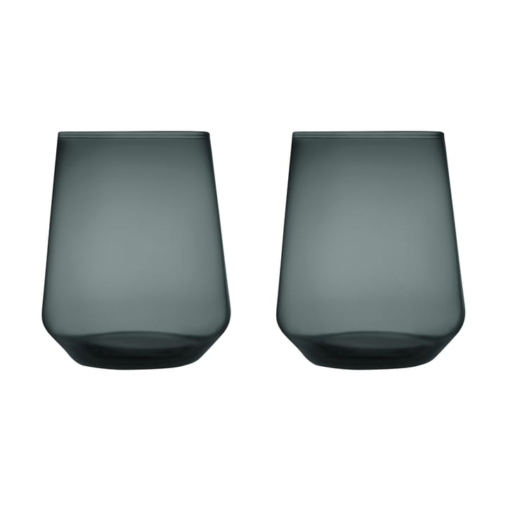 Essence dricksglas 35 cl 2-pack - Mörkgrå - Iittala