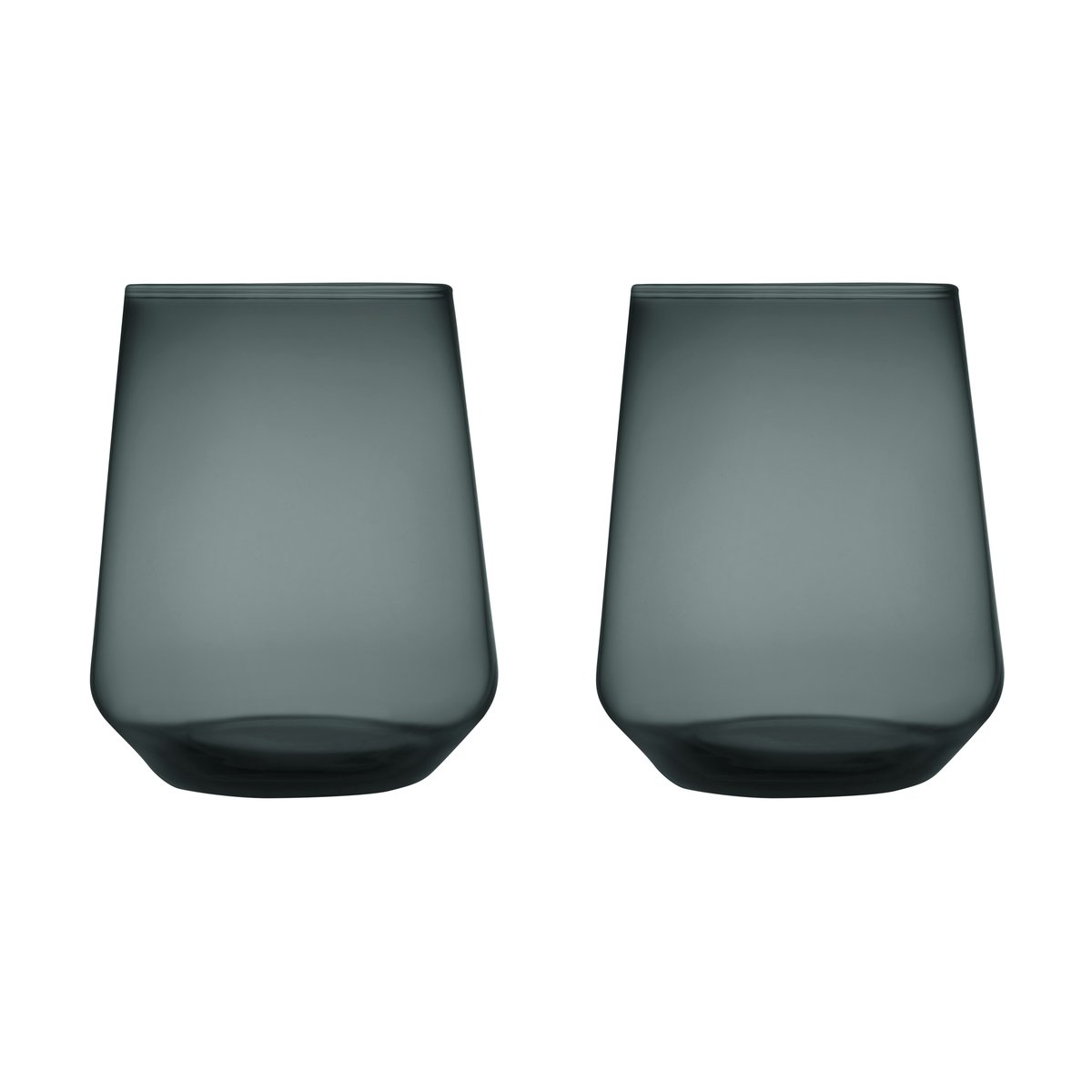 Iittala Essence dricksglas 35 cl 2-pack Mörkgrå | Skandinavisk Design | Dricksglas | Grå