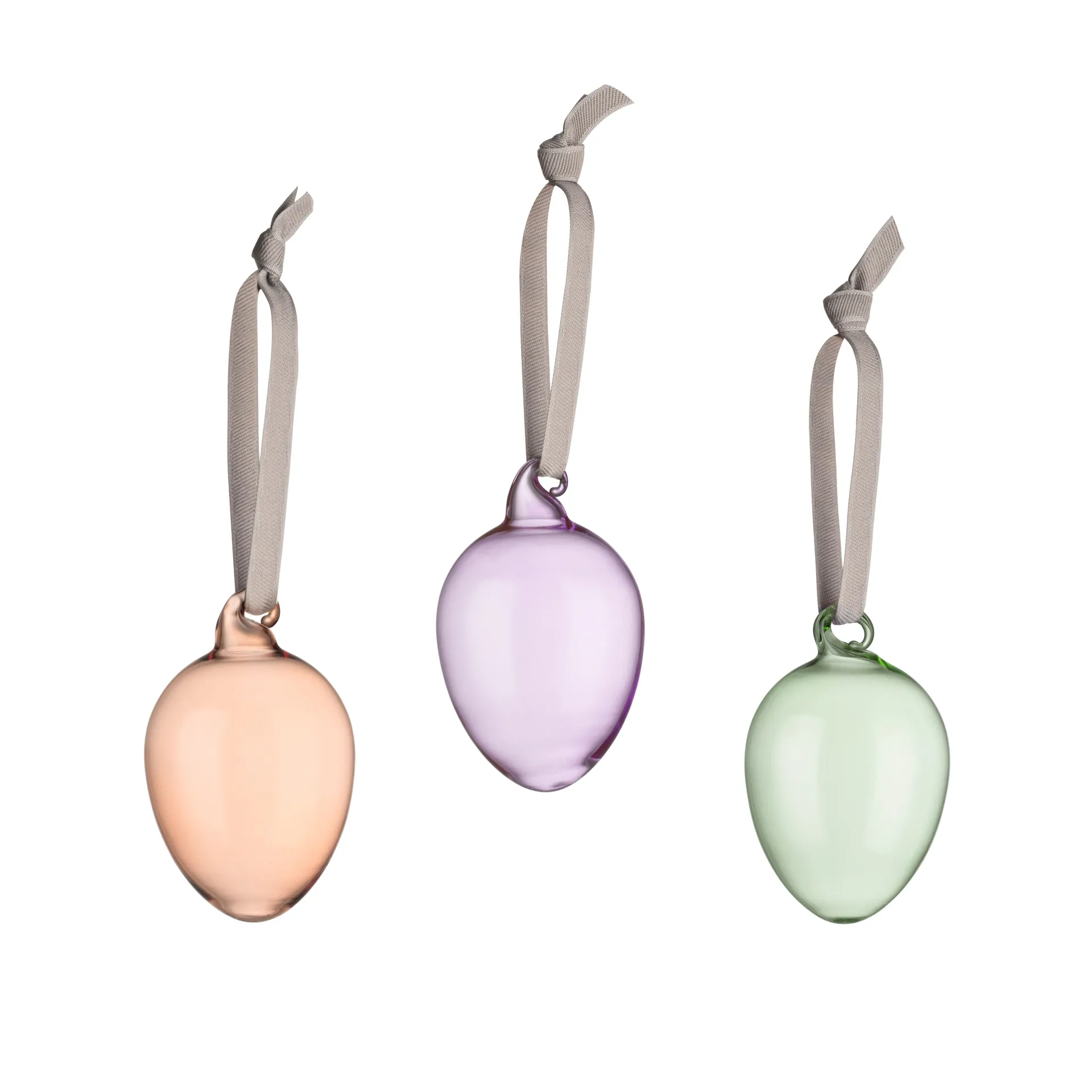 Iittala glasägg 60 mm 3-pack, Brun-lila-grön Iittala