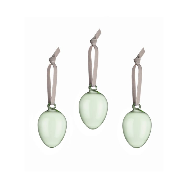 Iittala glasägg 60 mm 3-pack, Grön Iittala