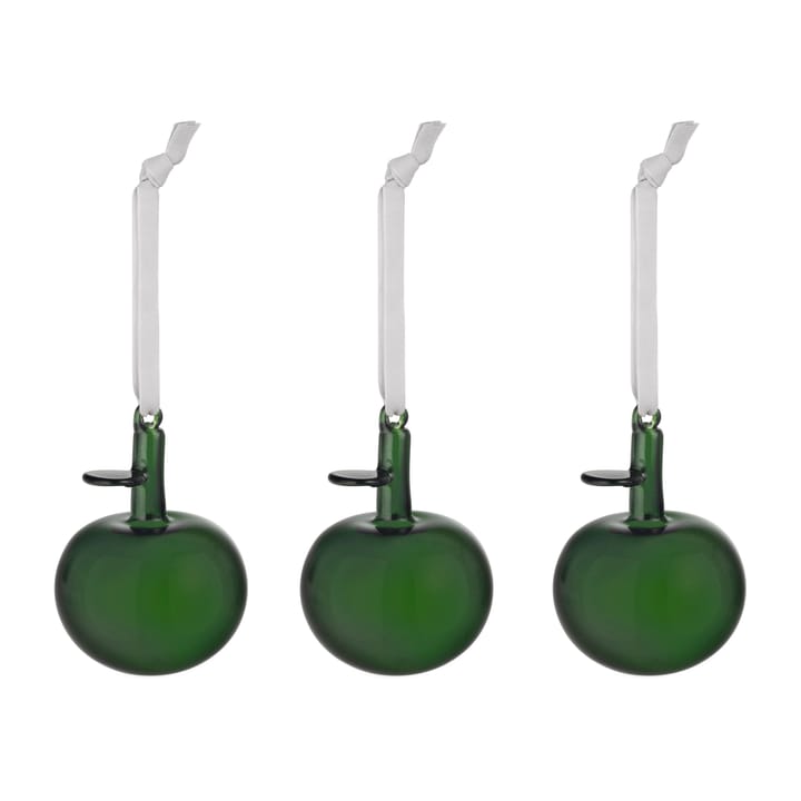 Iittala glasäpple 3-pack - Grön - Iittala