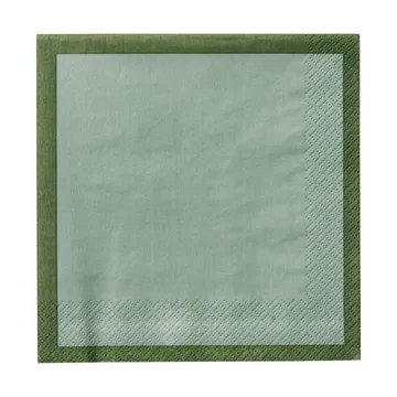 Iittala pappersservett - Skogsgrön-mint, 33 cm, 20-pack - Iittala
