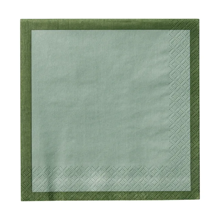 Iittala pappersservett - Skogsgrön-mint, 33 cm, 20-pack - Iittala