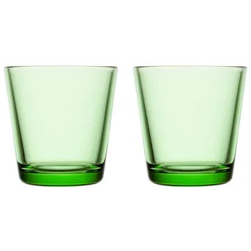 Kartio dricksglas 21 cl 2-pack - äppelgrön - Iittala