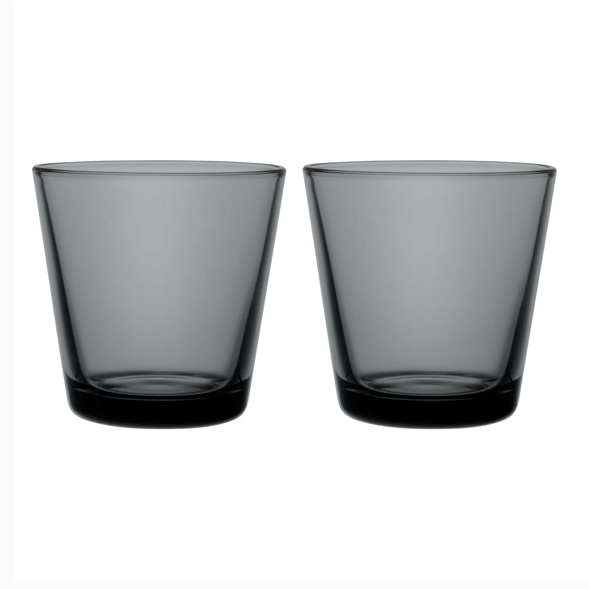 Kartio dricksglas 21 cl 2-pack, Mörkgrå Iittala