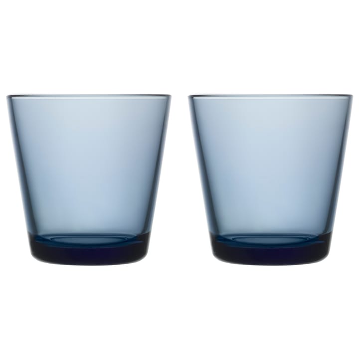 Kartio dricksglas 21 cl 2-pack - regn (blå) - Iittala