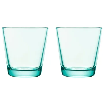 Kartio dricksglas 21 cl 2-pack - vattengrön - Iittala
