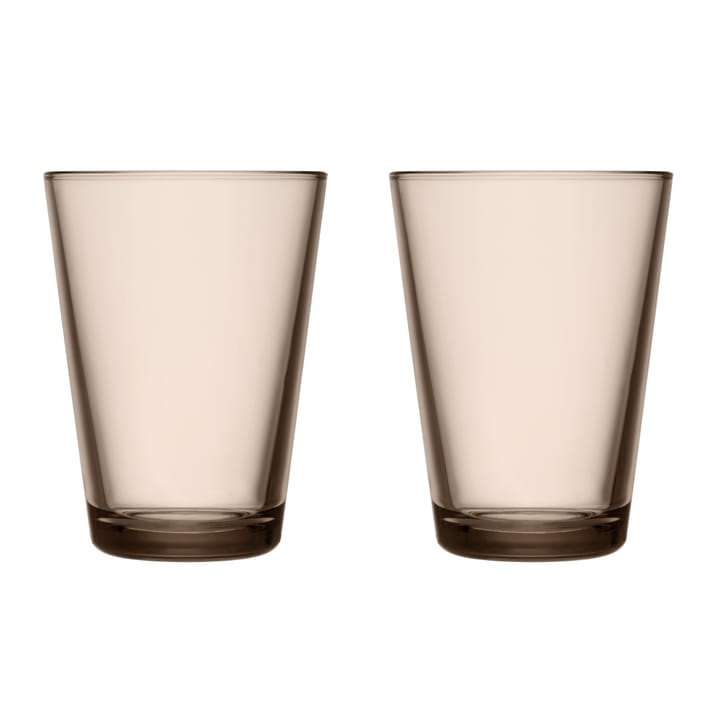 Kartio dricksglas 40 cl 2-pack - Linne - Iittala