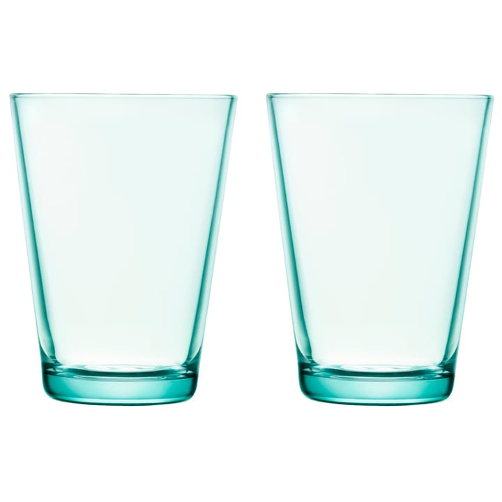 Kartio dricksglas 40 cl 2-pack - vattengrön - Iittala