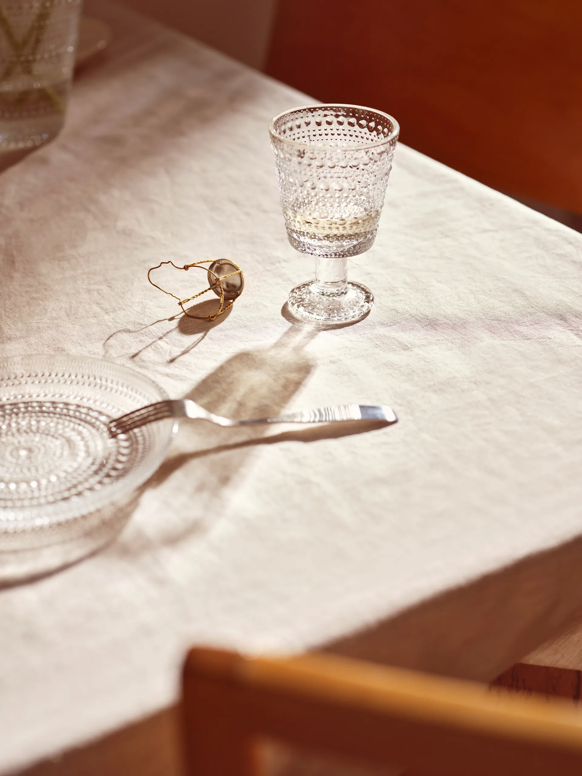 Kastehelmi assiett Ø17 cm, klar Iittala