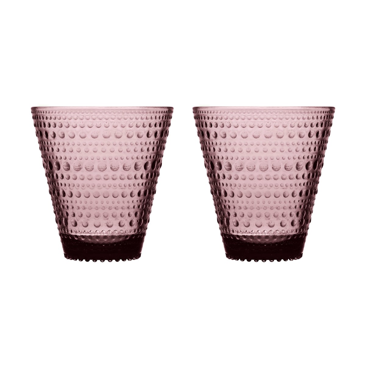 Iittala Kastehelmi glas 30 cl 2-pack Ljung | Skandinavisk Design | Dricksglas | Lila