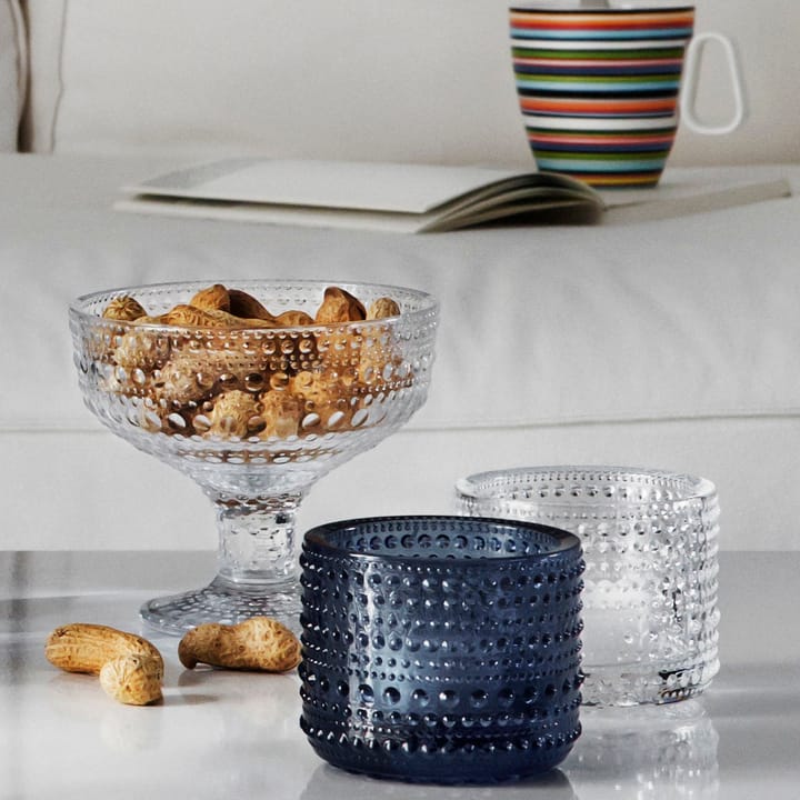 Kastehelmi ljuslykta 64 mm, regn (blå) Iittala