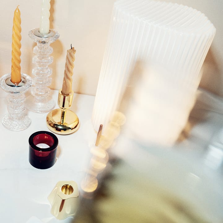 Nappula ljusstake mässing, liten 107 mm Iittala