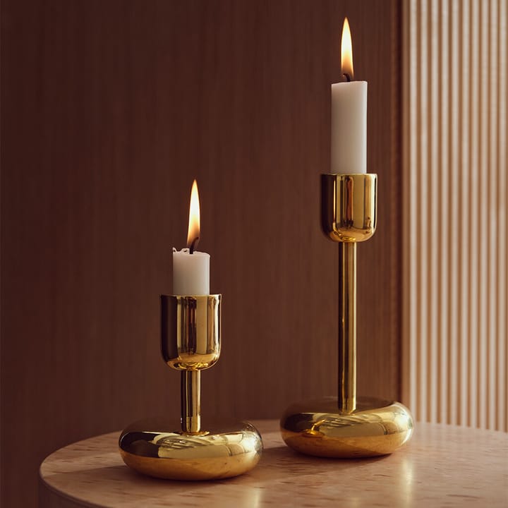 Nappula ljusstake mässing, stor 183 mm Iittala