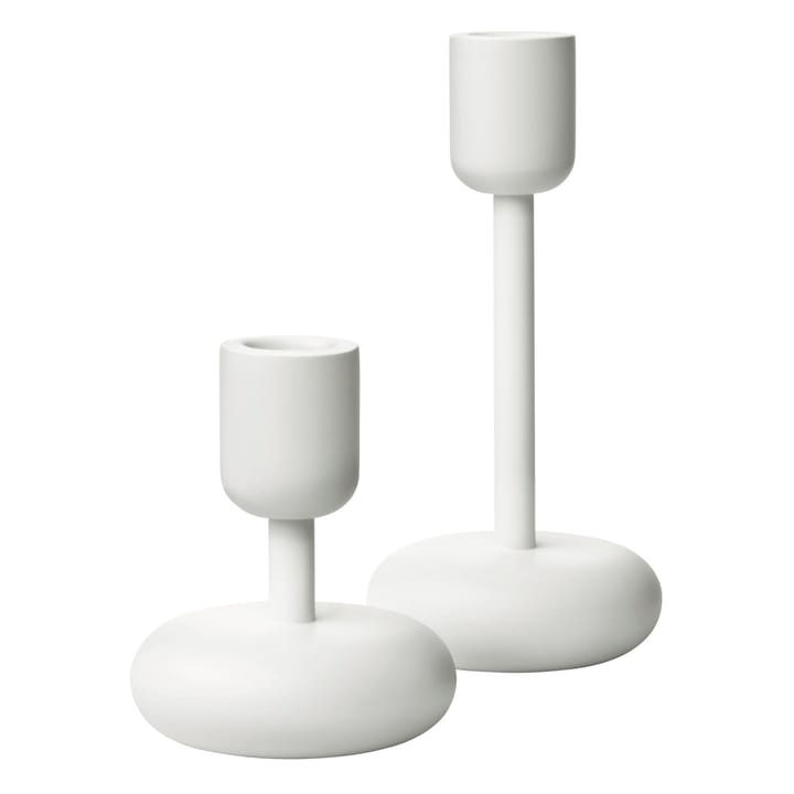 Nappula ljusstake set - Vit - Iittala