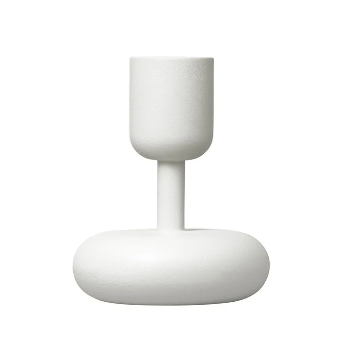 Nappula ljusstake vit, 107 mm Iittala