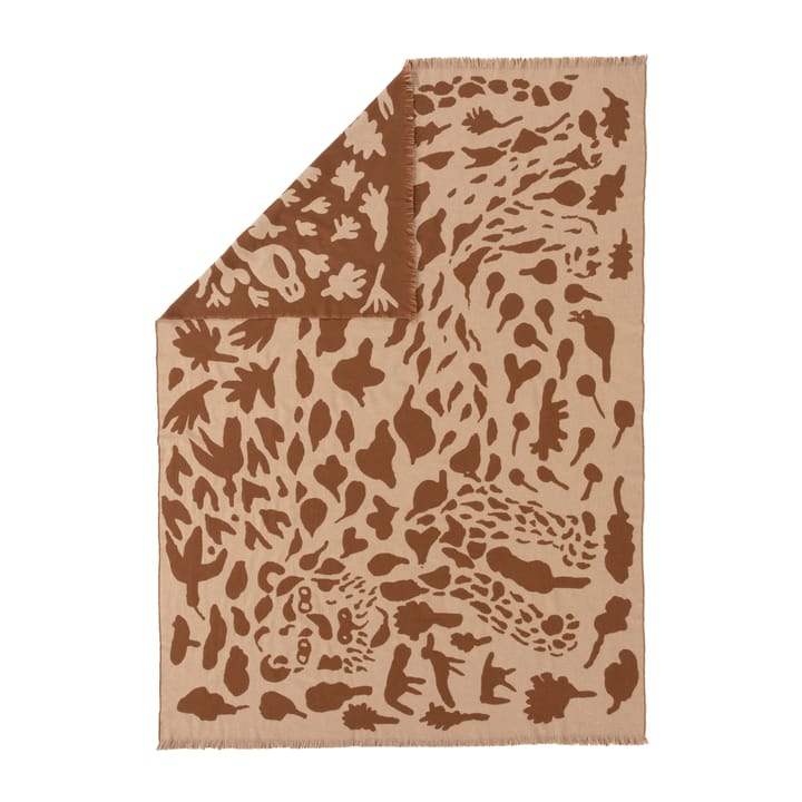 Oiva Toikka Cheetah ullpläd 130x180 cm - Brun - Iittala