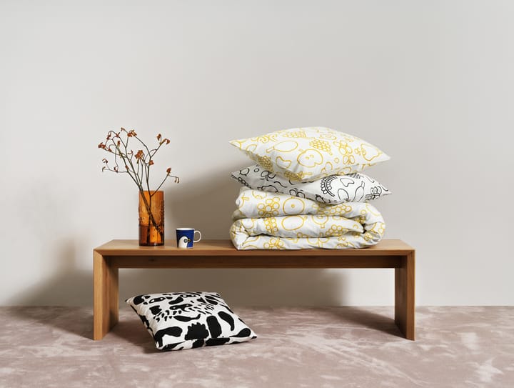 Oiva Toikka Frutta bäddset 150x210 cm, Gul Iittala