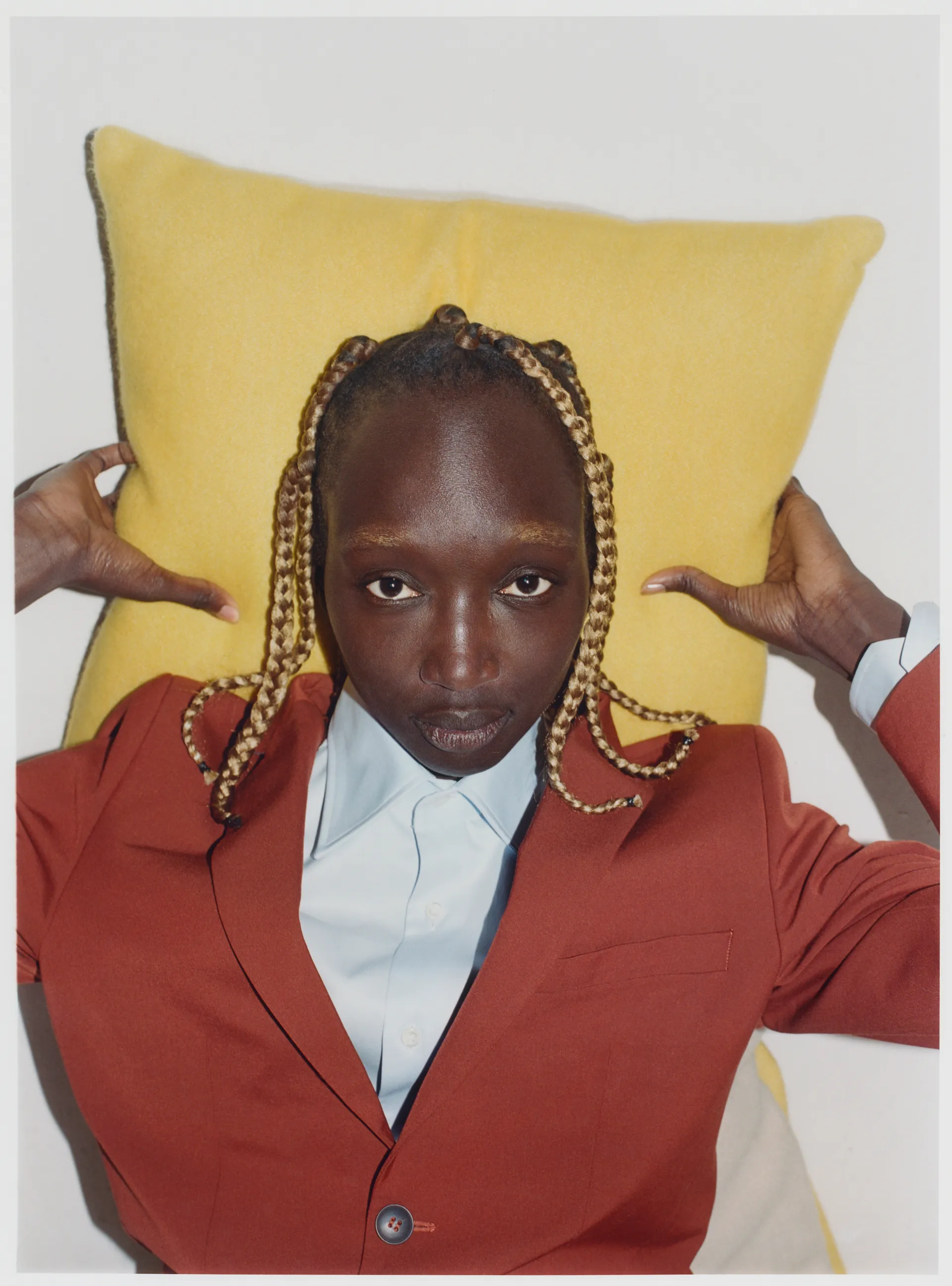 Play kuddfodral 48x48 cm, Beige-gul Iittala