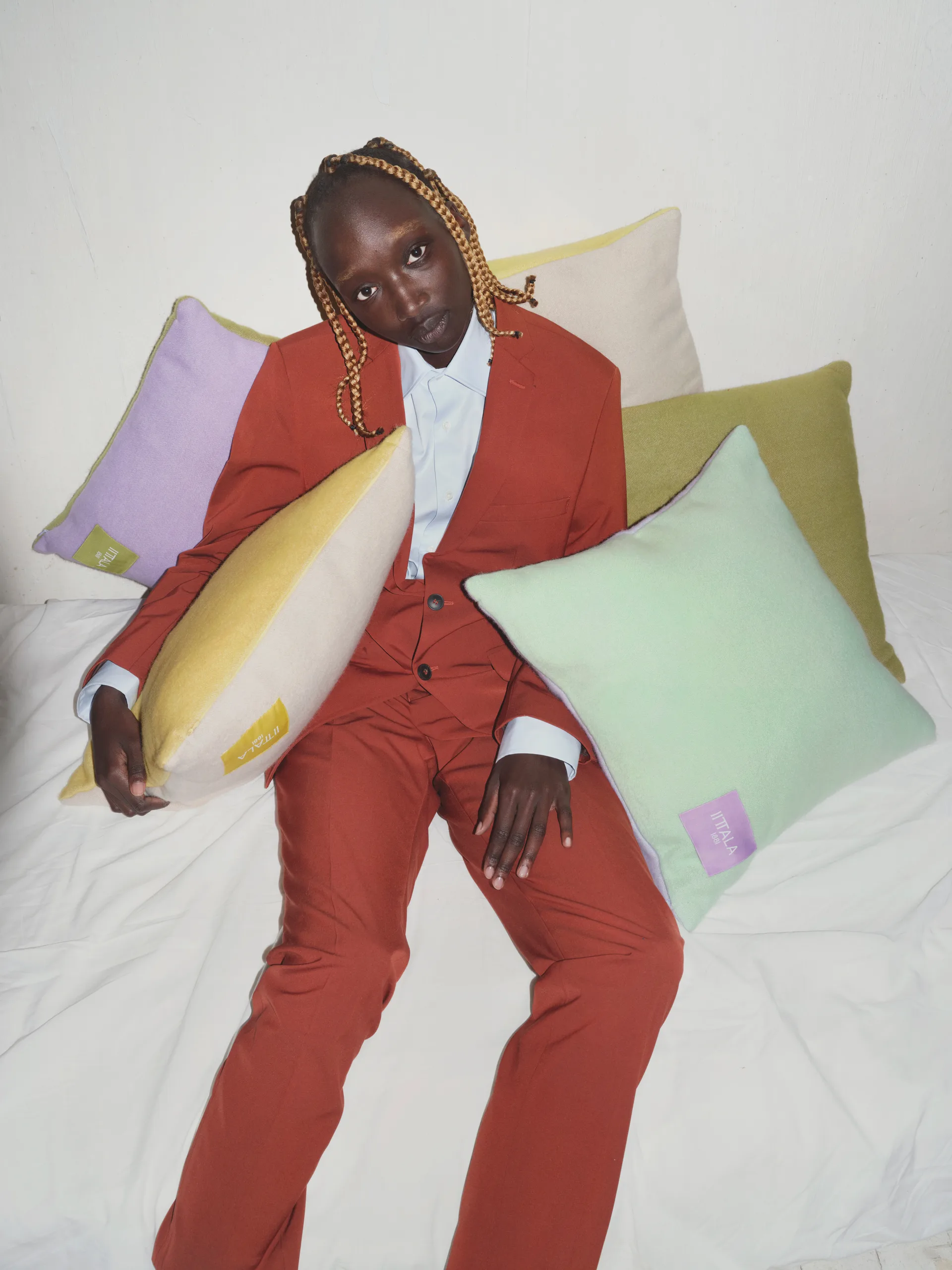 Play kuddfodral 48x48 cm, Beige-gul Iittala