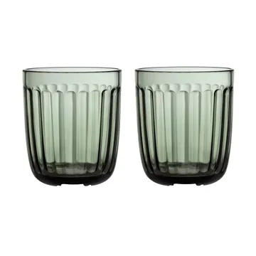 Raami dricksglas 26 cl 2-pack - Tallgrön - Iittala